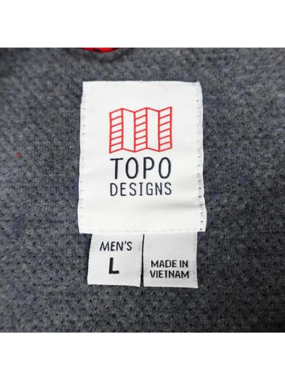 Topo Design Mens Sweater Medium Blue Global 1/4 Zip Wool Blend
